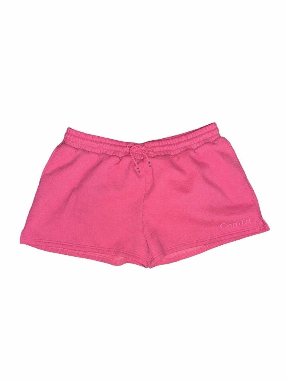 Comfrt Minimalist Sweat Shorts Hot Pink Heavyweight Fleece Loungewear Size 3XL